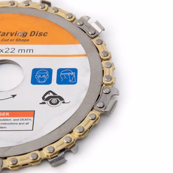 ステンレス鋼アングルグラインダー丸鋸ディスク 9 歯木彫り切断用 4.5 インチアングルグラインダー/ゴールドカラーで使用