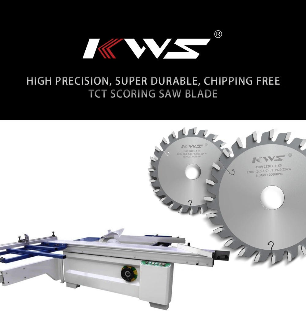 Kws Saw Blade for Wood PCD Adjustable Scoring Saw Blade for Table Saw Machine